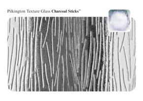 Charcoal-Sticks Glass Pattern