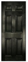 Solid 6 panel style composite doors